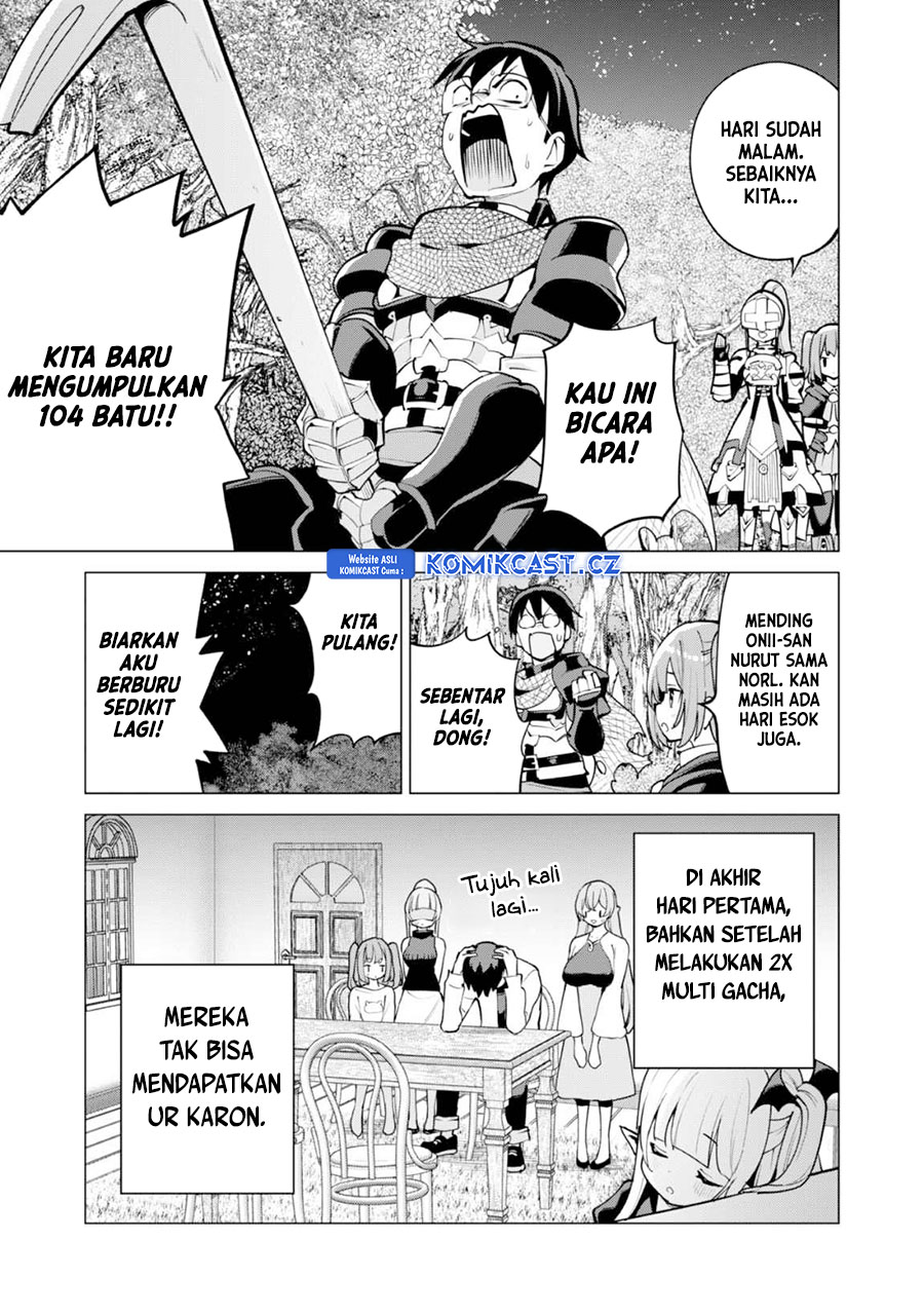 Gacha wo Mawashite Nakama wo Fuyasu Saikyou no Bishoujo Gundan wo Tsukuriagero Chapter 61 Bahasa Indonesia